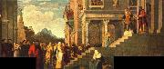 TIZIANO Vecellio Presentation of the Virgin at the Temple oil painting reproduction